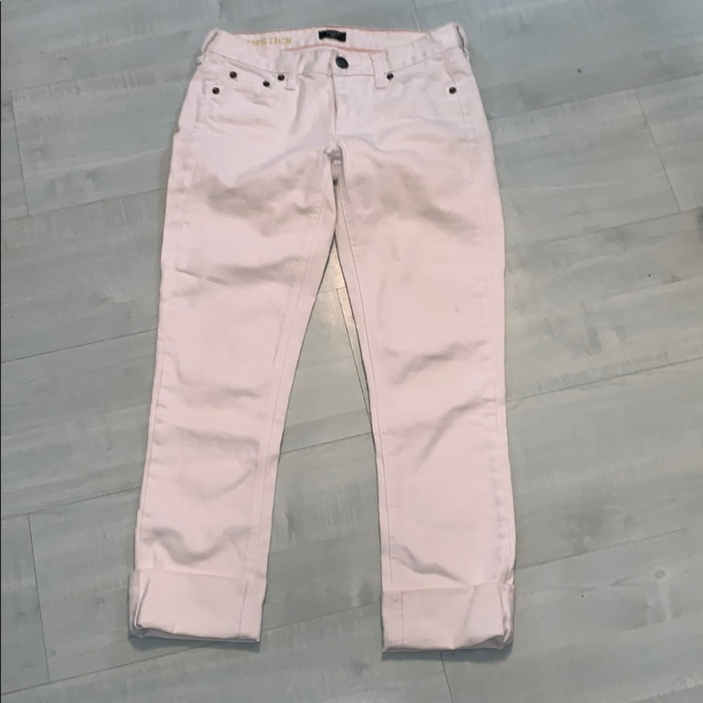 J Crew white jeans